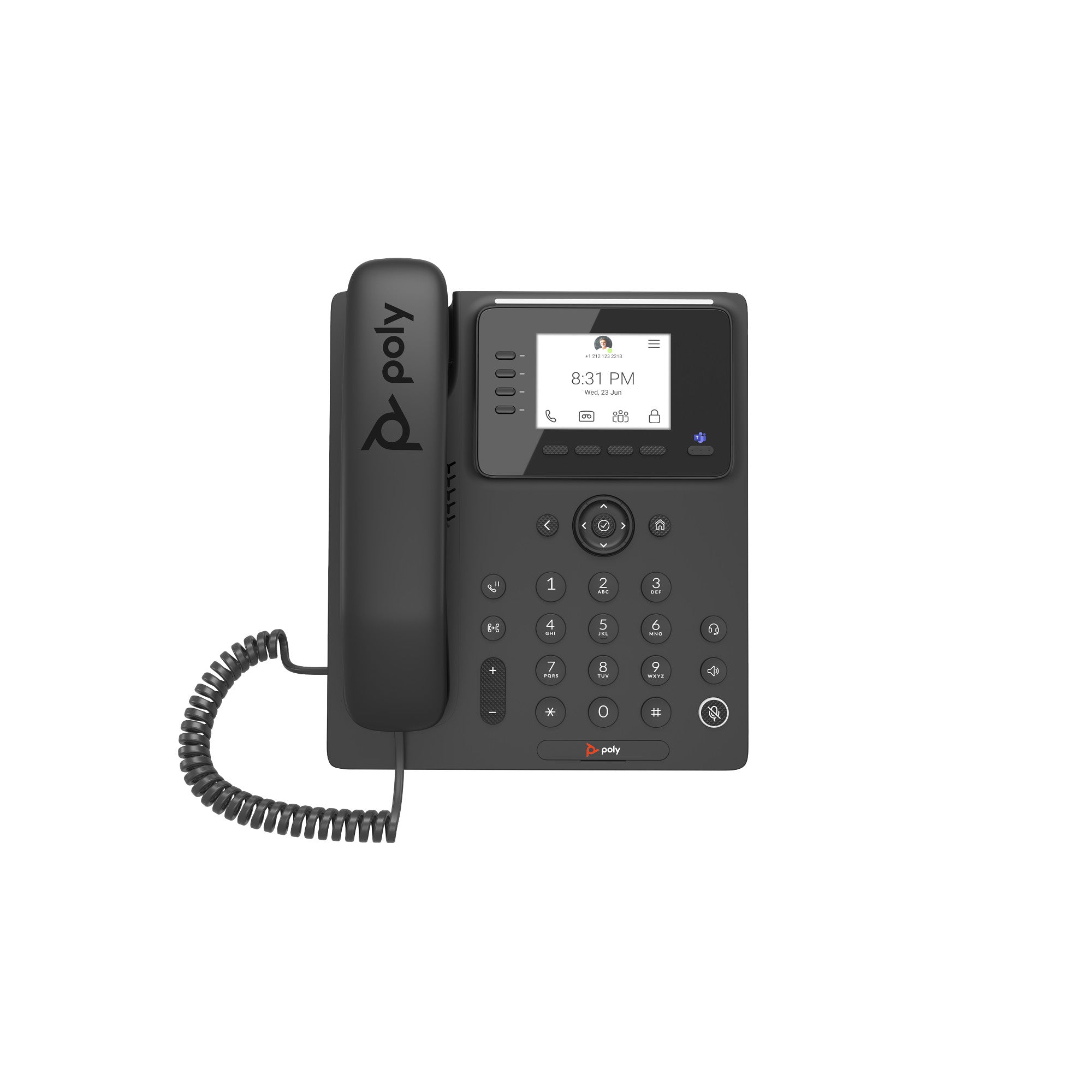 Poly CCX 350 Business Media Phone for Microsoft Teams and PoE-enabled 848Z7AA
