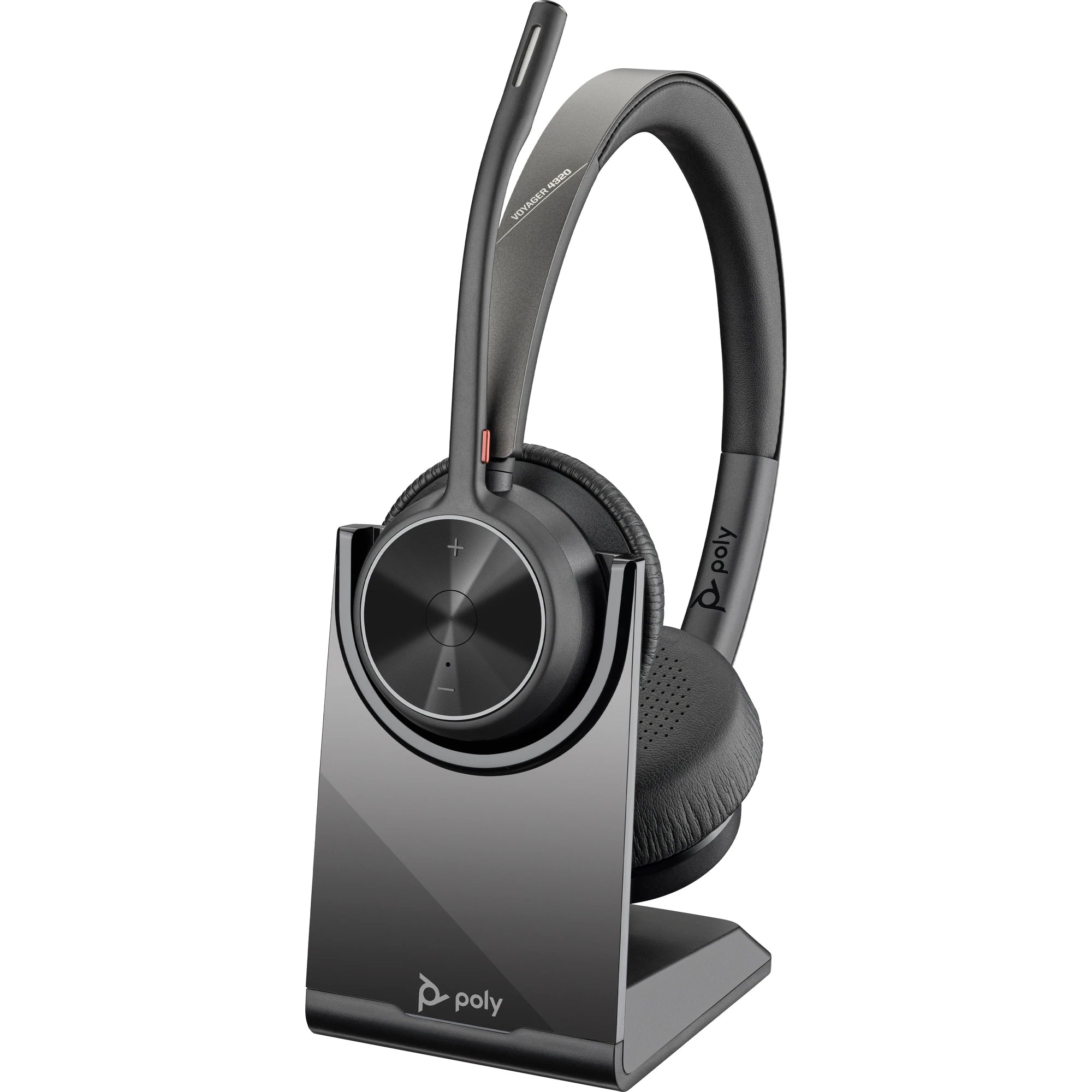 Poly Voyager 4320 UC Stereo USB-A Headset +BT700 USB-A Adapter +Charging Stand 77Y99AA
