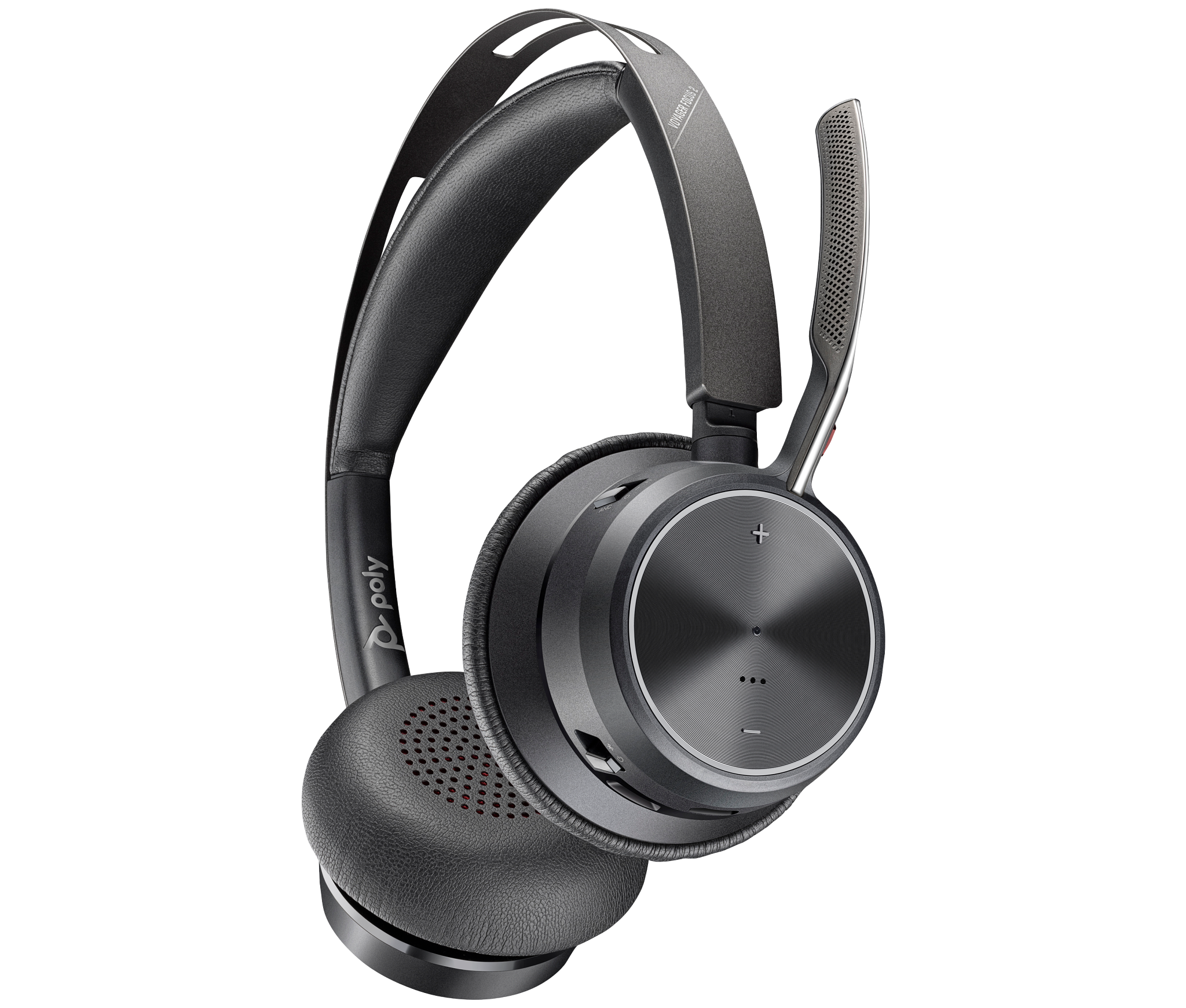 Poly Voyager Focus 2 USB-C Headset +USB-C/A Adapter +Charging Stand 9T9J5AA