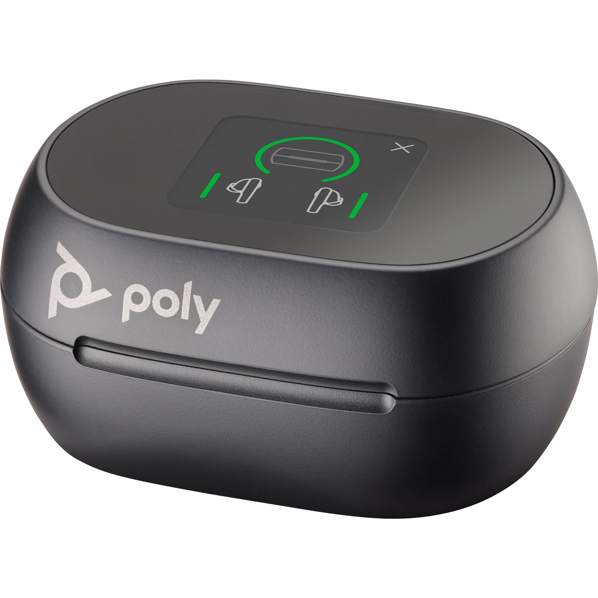 Poly Voyager Free 60+ UC, Touchscreen Charge Case, BT700, USB-C, Carbon Black 7Y8G4AA