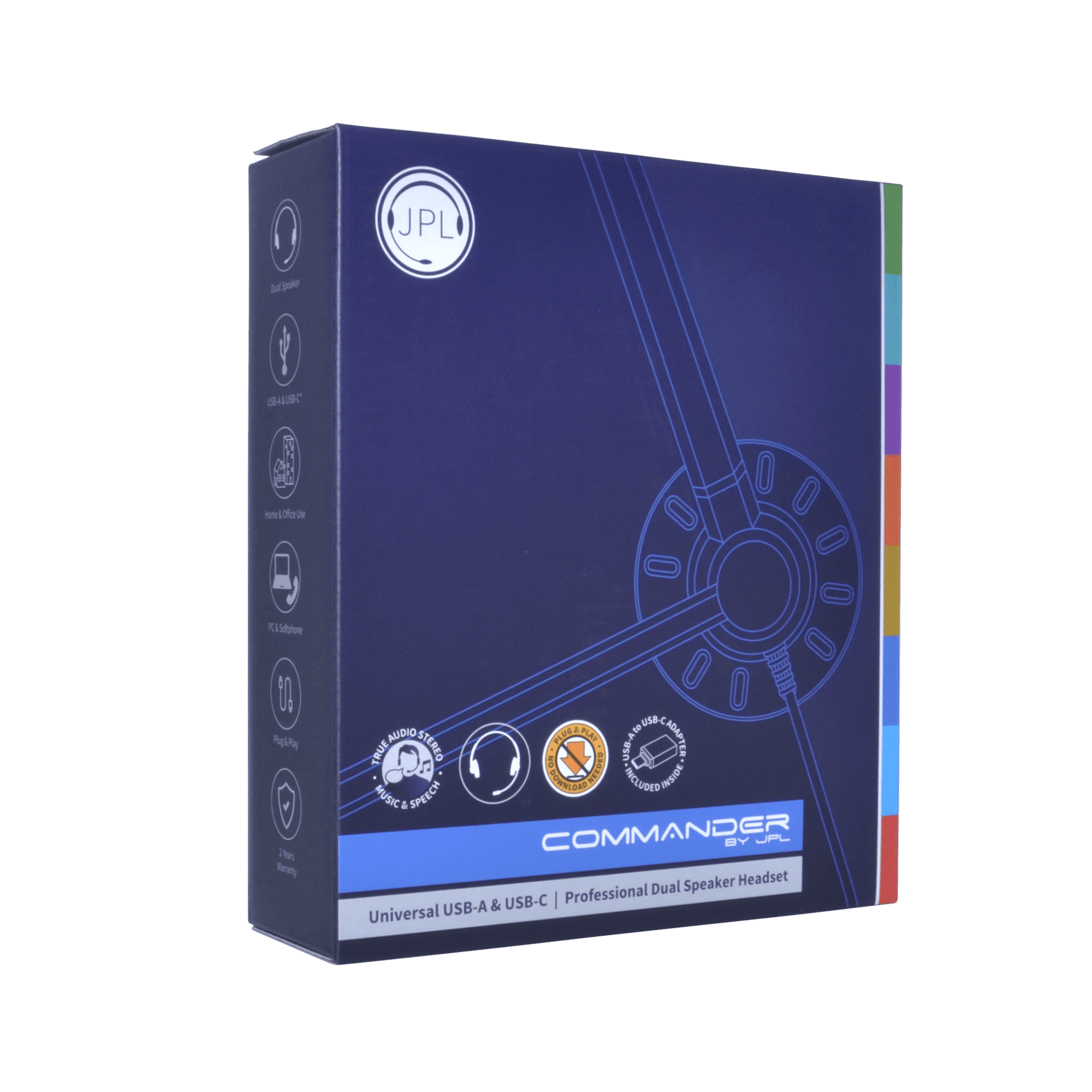 JPL Commander-2 V2 USB Headset 575-344-004