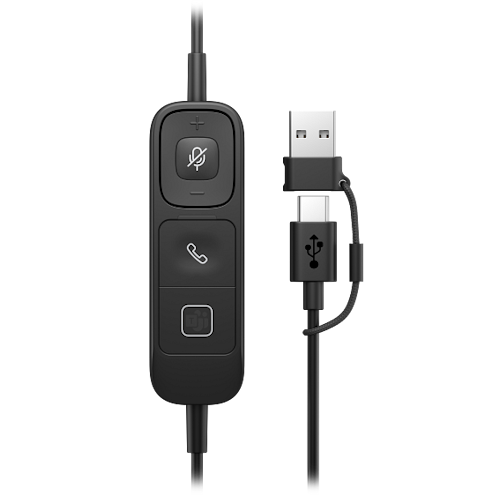 HP Poly Mission 615 Monaural USB Wired Headset C01C3AA