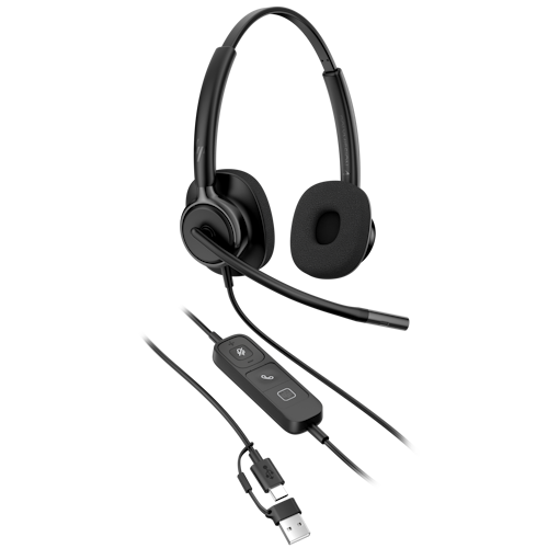 HP/Poly Mission 425 Stereo USB Wired Headset Classic C01B3AA