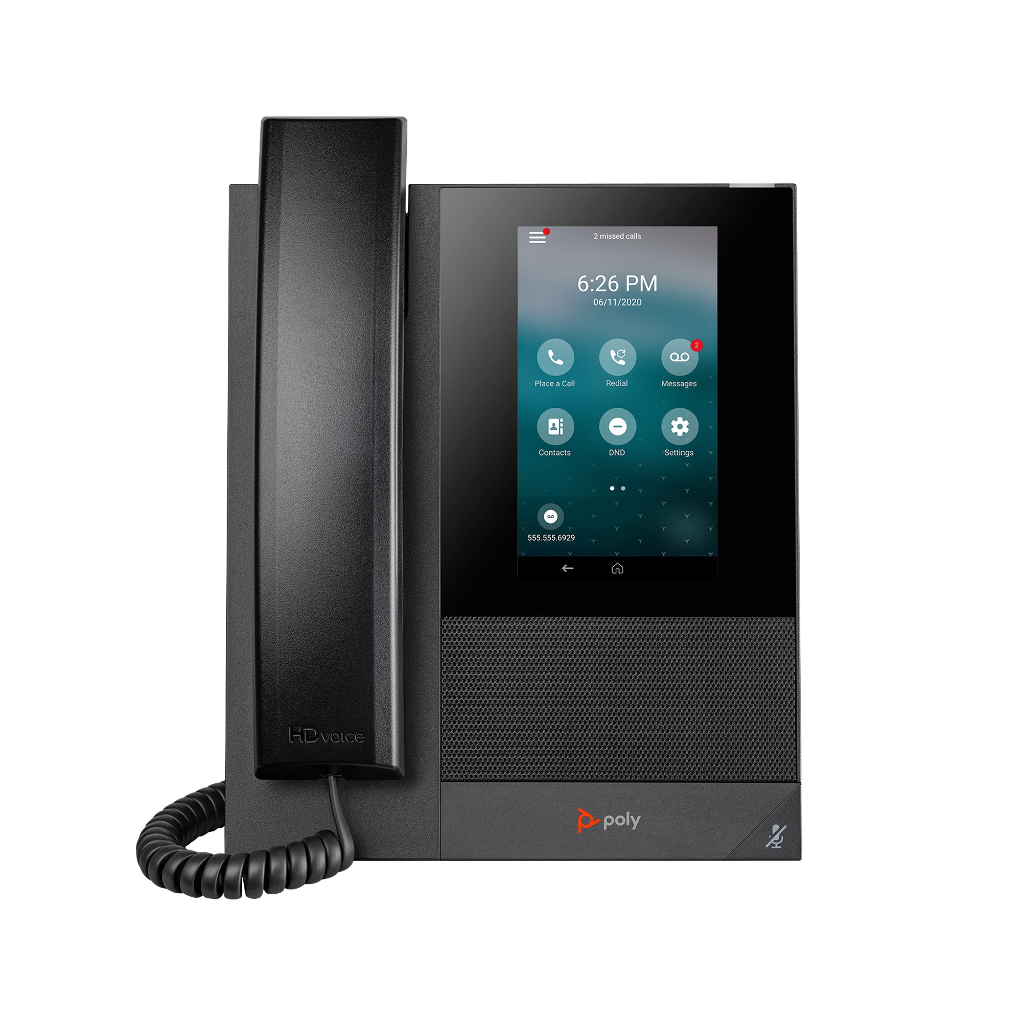 Poly CCX 400 Business Media Phone with Open SIP and PoE-enabled 849A1AA
