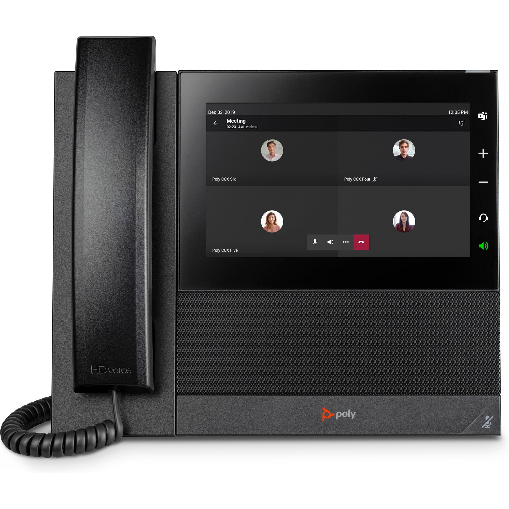 Poly CCX 600 Business Media Phone for Microsoft Teams and PoE-enabled 82Z84AA
