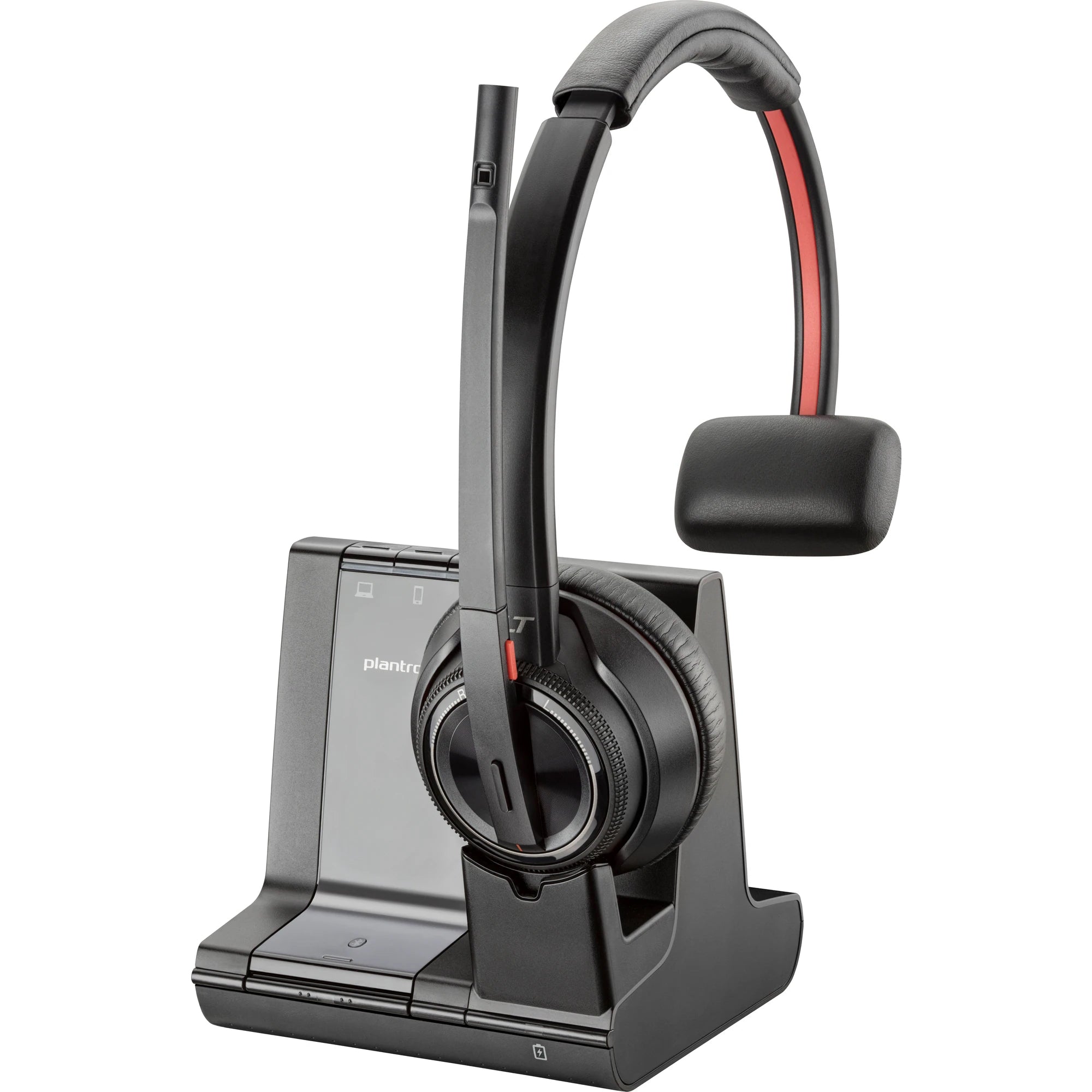Poly Savi 8210-M Office DECT 1920-1930 MHz Single Ear Headset TAA 7S447AA