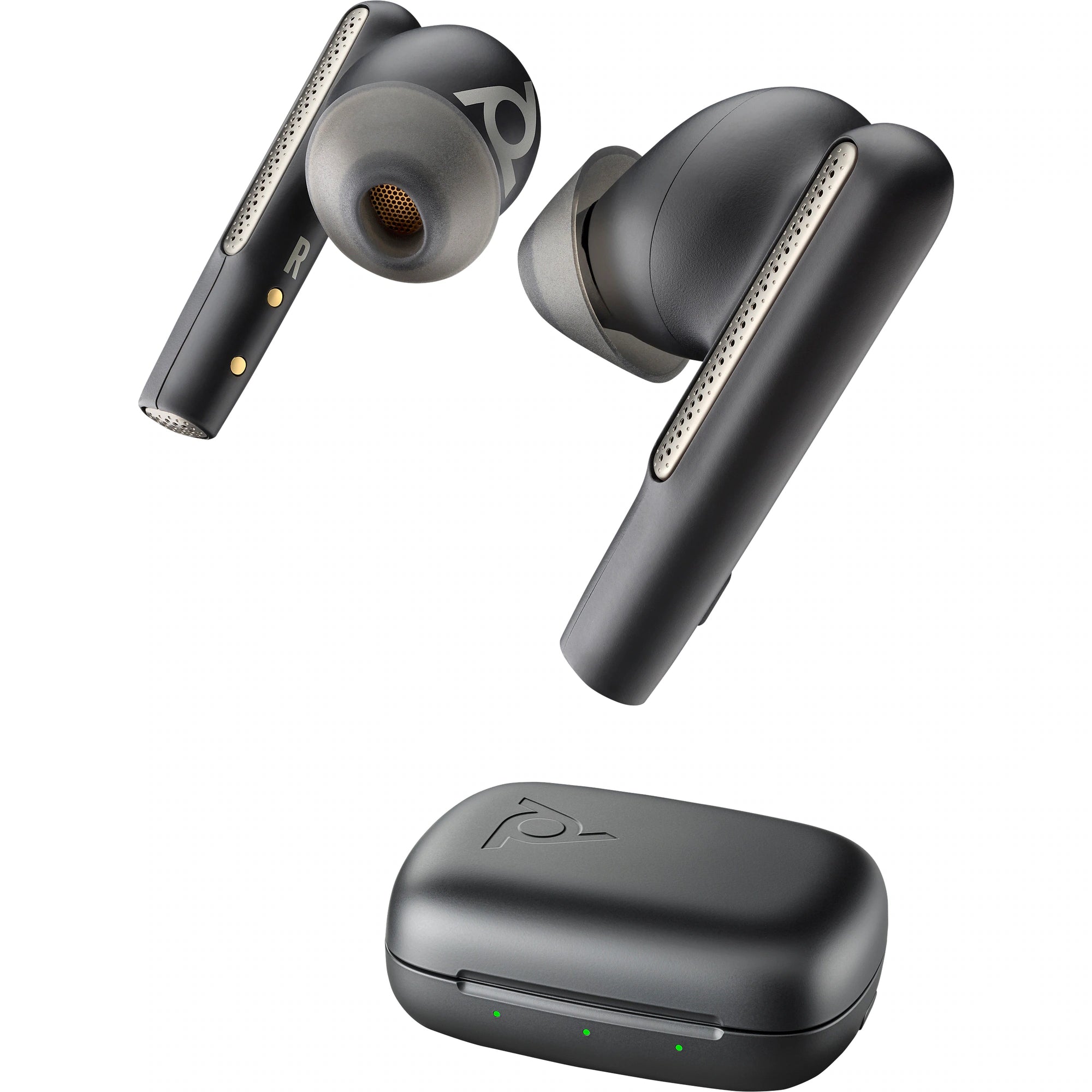 Poly Voyager Free 60 UC M Microsoft Teams Carbon Black Earbuds + BT700 USB-A Adapter +Basic Charge Case 7Y8L7AA