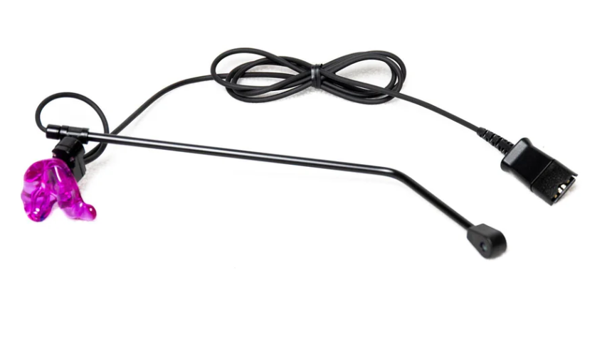 SHG S 130-PL-NC Custom Headset with PL QD Passive Noise Canceling Mic (Earmold NOT Included. Cable sold separately.)